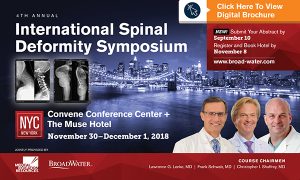 ISDS-International Spinal Deformity Symposium-2018