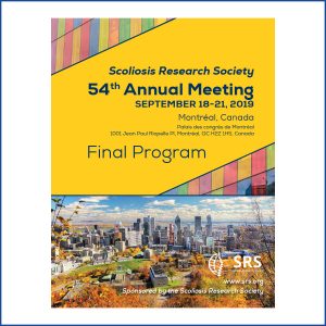 SRS-Scoliosis Research Society-Annual Meeting-2019